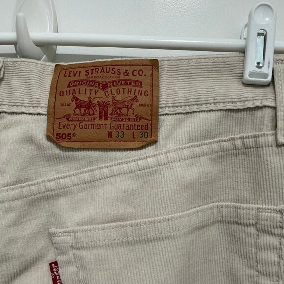 Levi's 505 Men's Curdoroy pants, size W33 x L30, 1 piece - Picture 5 of 9